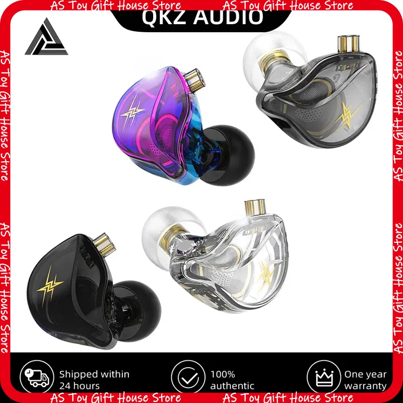 Wired Earphone Mic - QKZ ZXT In Ear Wired Headphones
