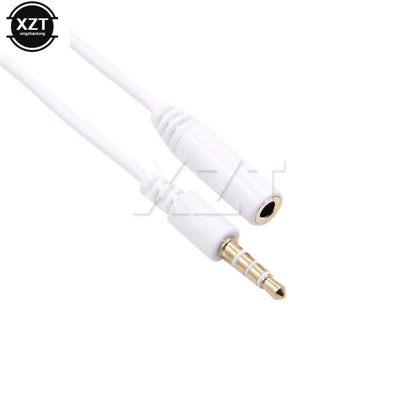 NEW 1M 3.5mm Male to Female 4  - Cable Extension 3.5 recension och pris