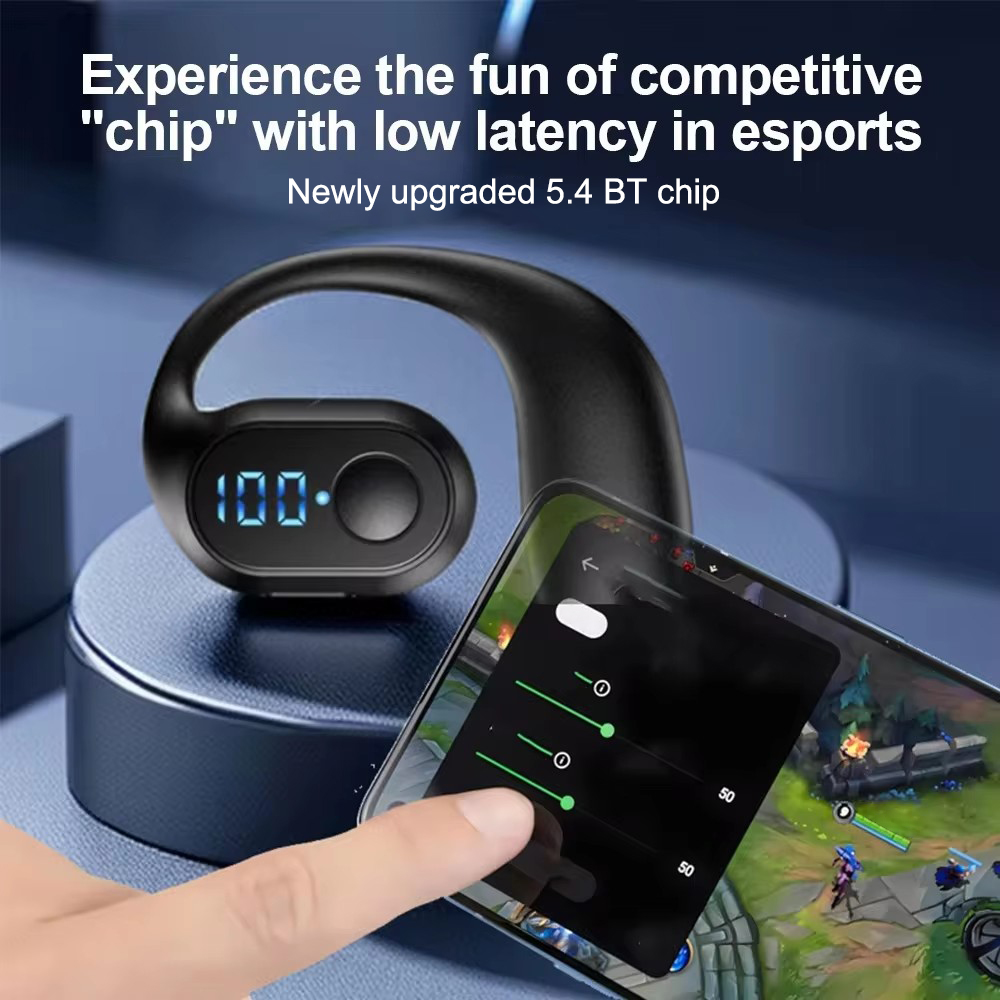 Wireless Bluetooth 5.4 Ear Hoo - Sports Earphone Hook recension och pris