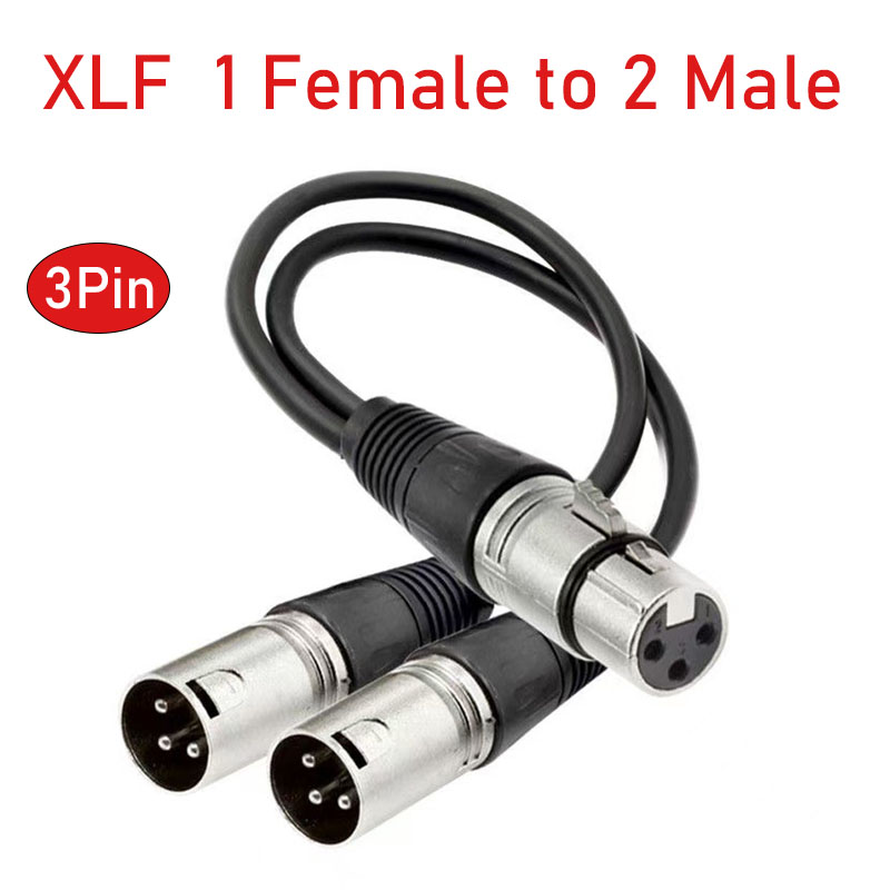 XLR Splitter Cable 3 Pin Femal - Audio Splitter Y recension och pris