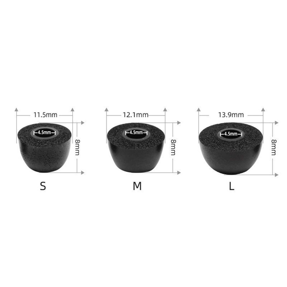 Memory Foam Cover Eartips for  - Earphone Foam Tip recension och pris