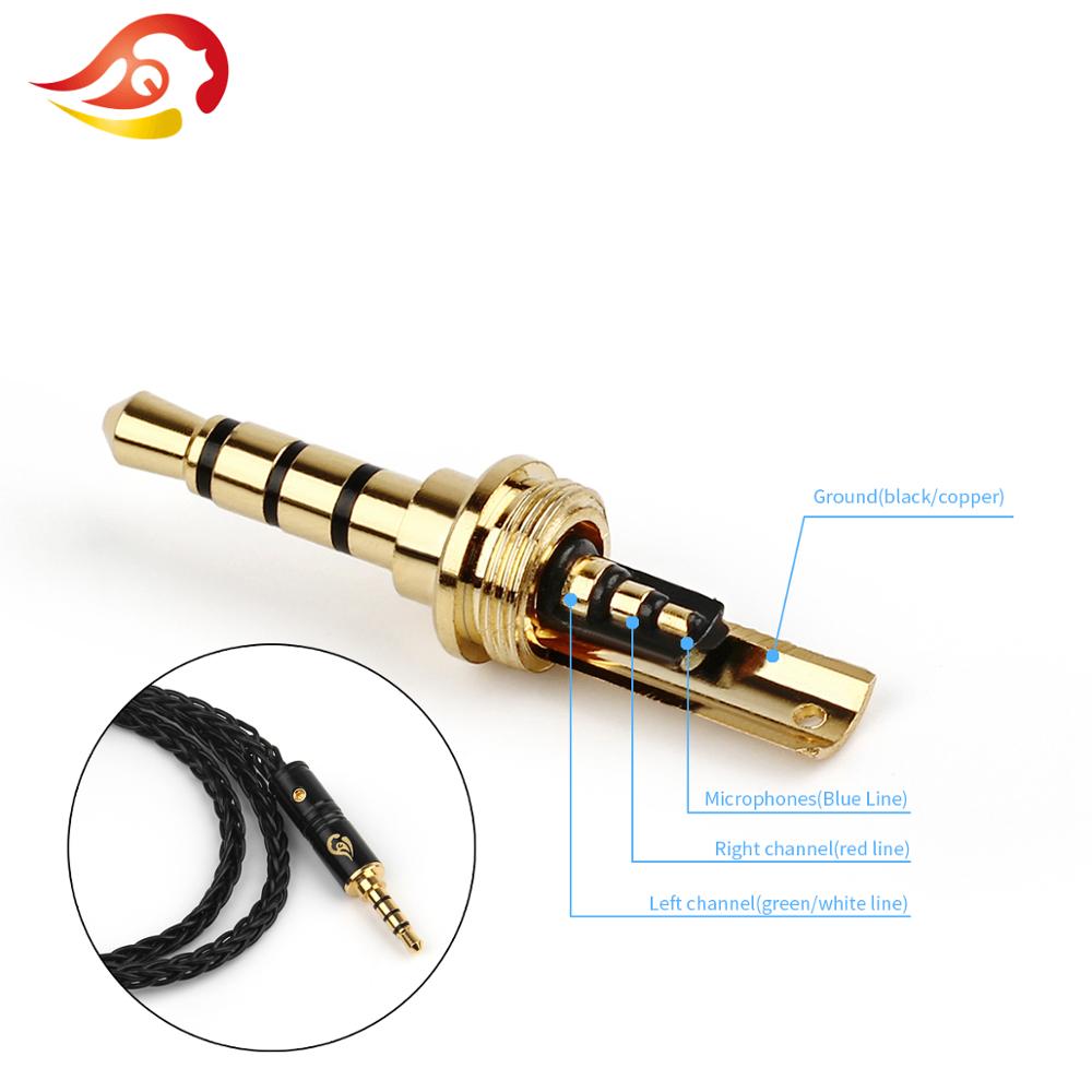 QYFANG 3.5mm Audio Jack 3/4 Po - Audiophile Headphone Wired recension och pris