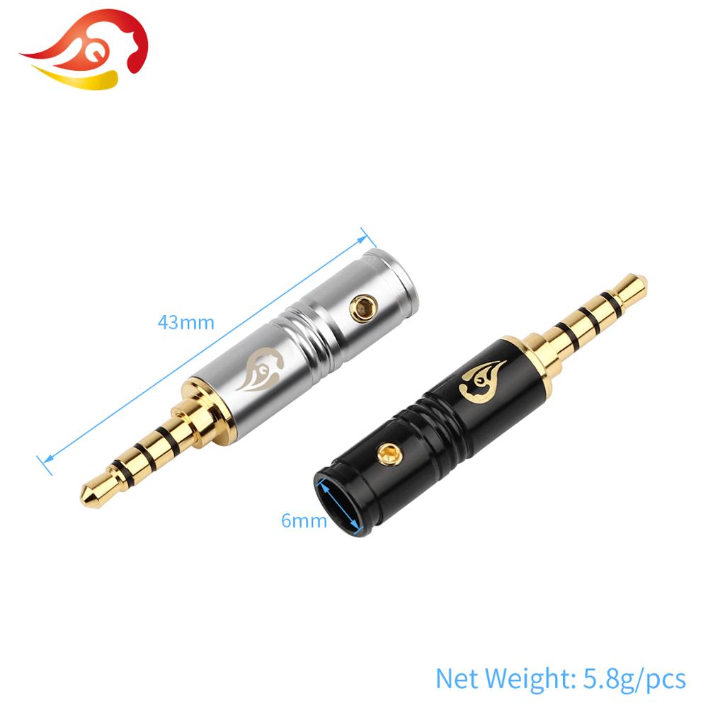 QYFANG 3.5mm Audio Jack 3/4 Po - Audiophile Headphone Wired recension och pris
