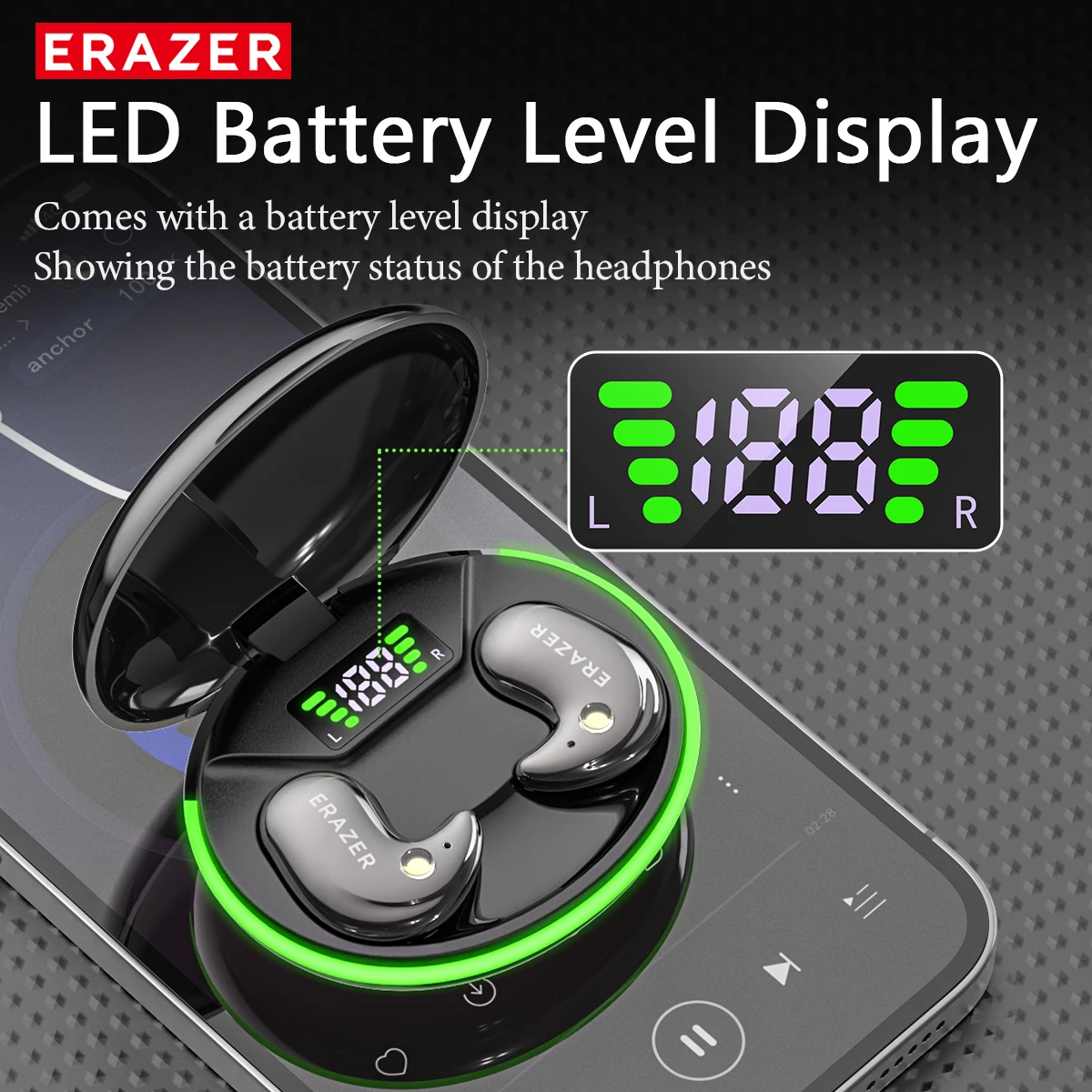 EARZER XF58 In-Ear Bluetooth H - Wireless Earbuds Tws recension och pris