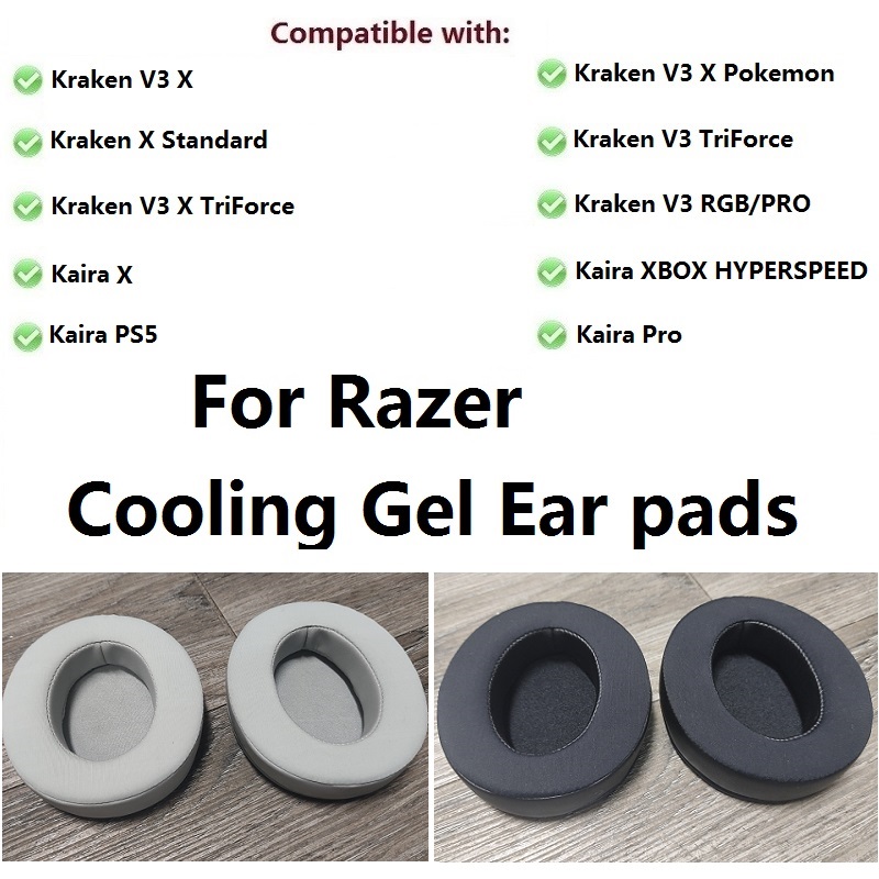 Cooling Gel ear pads For Razer - Gaming Headset Rgb recension och pris