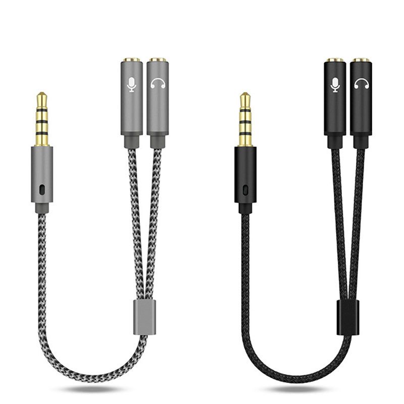 3.5mm Audio Splitter Y Jack 1  - Earphone Splitter Jack recension och pris