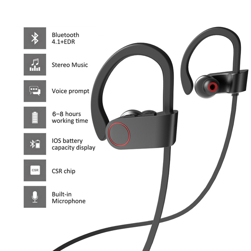 2024 Sports Neckband Wireless  - Sports Earphone Hook recension och pris