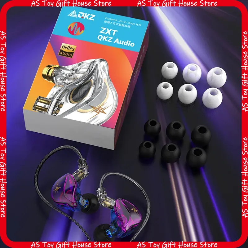 QKZ ZXT In Ear Wired Headphone - Wired Earphone Mic recension och pris