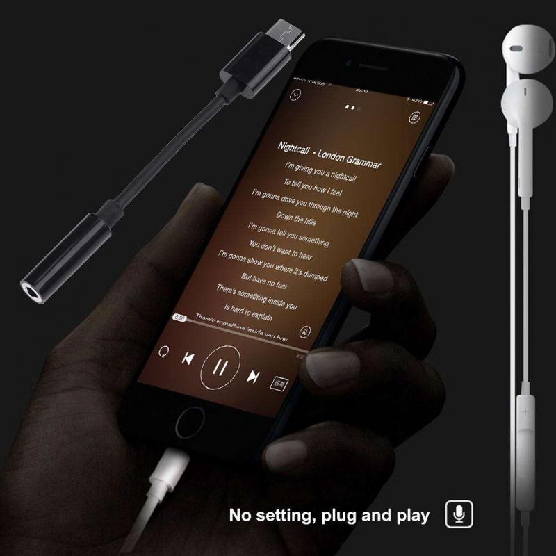 Type C to 3.5mm Jack Earphones - Cable Extension 3.5 recension och pris