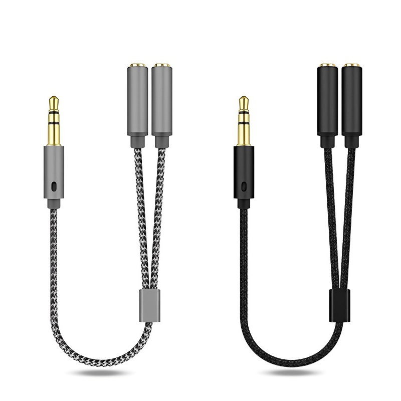 3.5mm Audio Splitter Y Jack 1  - Earphone Splitter Jack recension och pris